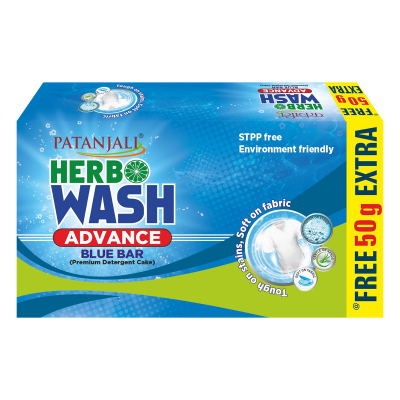 Patanjali Herbo Wash Advance Blue Bar