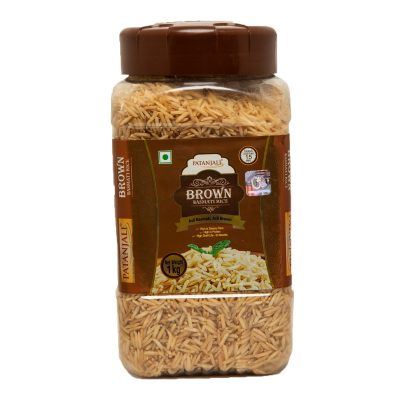 Patanjali Brown Basmati Rice Jar