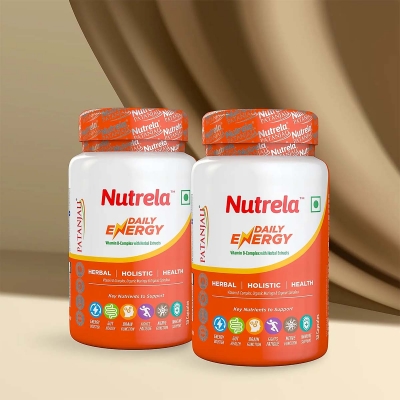 Patanjali Nutrela Daily Energy - Organic B Complex Capsules (pack of 2)